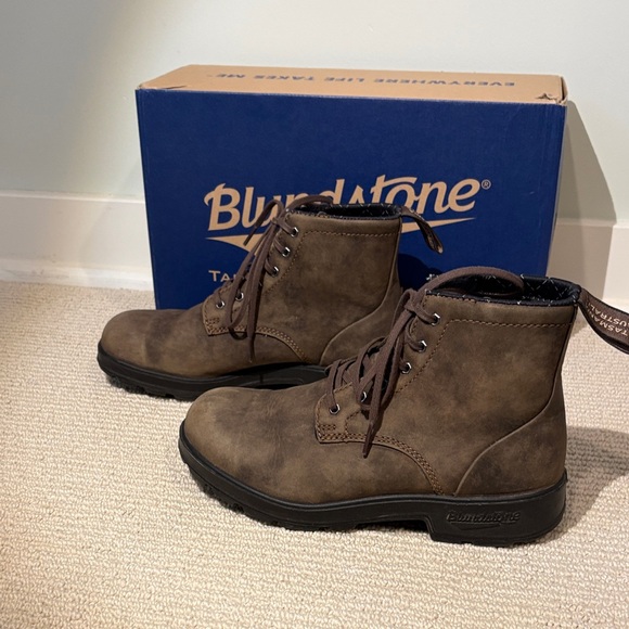 Blundstone 1930 Brown Leather Ankle Boots Size US 7 - Picture 5 of 6